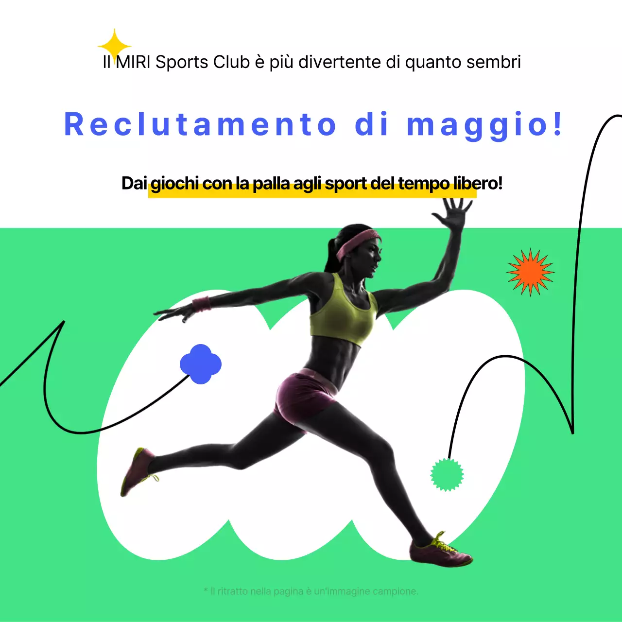 Promuovere la tendenza verde e blu nel reclutamento di club sportivi
