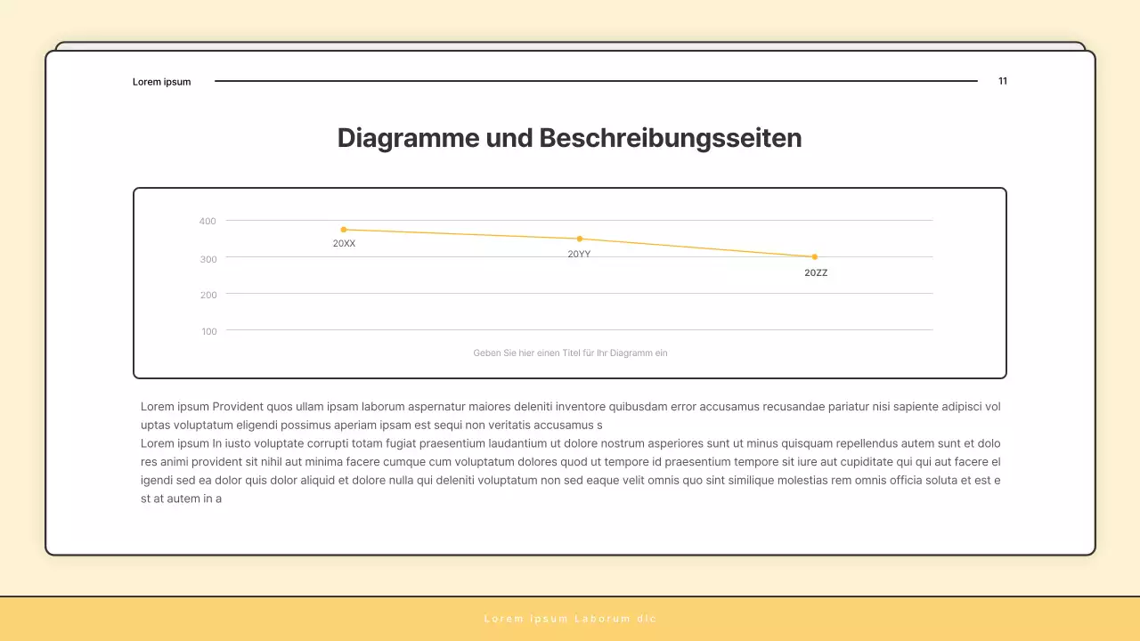Ein einfacher gelb-weißer Rundbrief des Sozialamtes