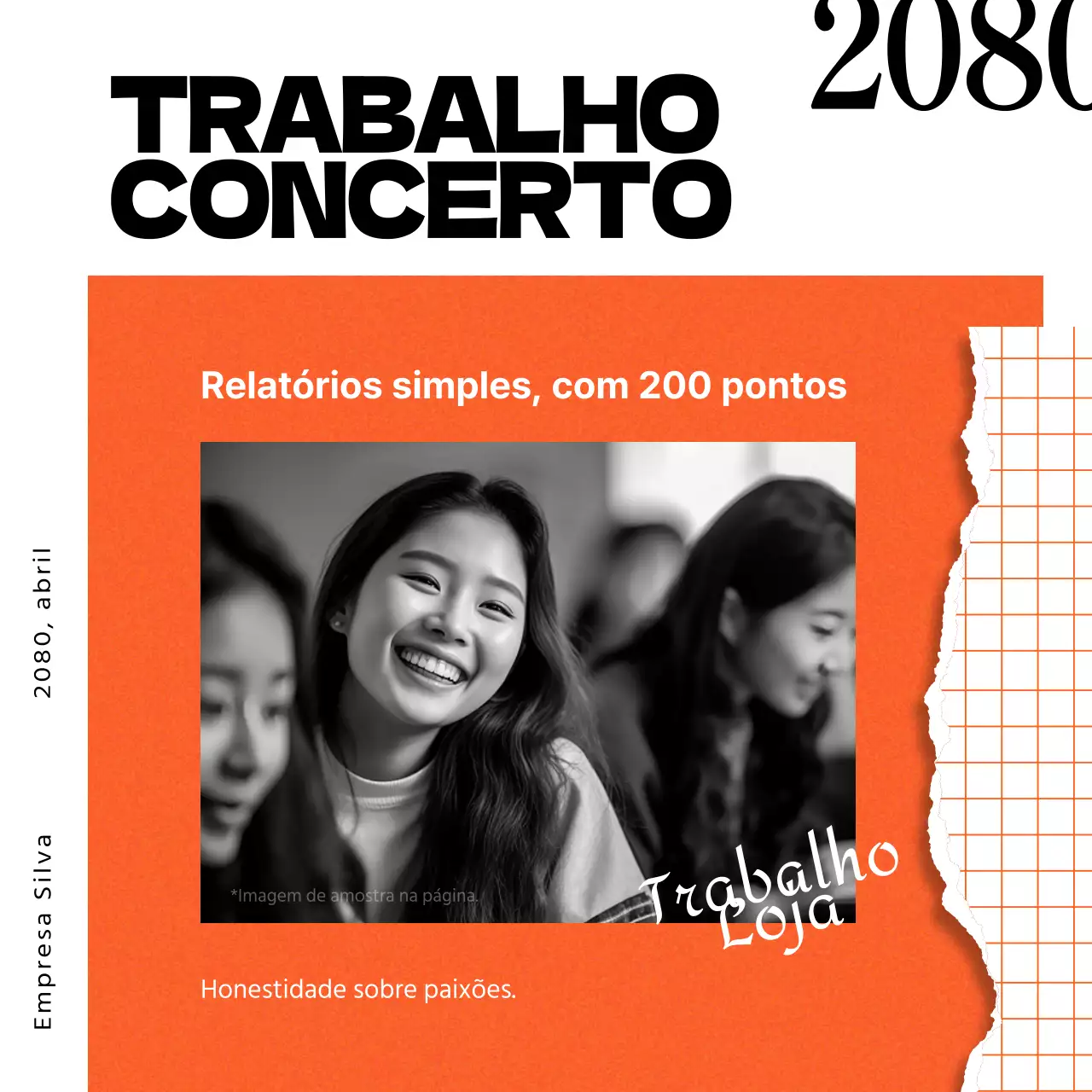 Promover concertos de marcha laranja e azul
