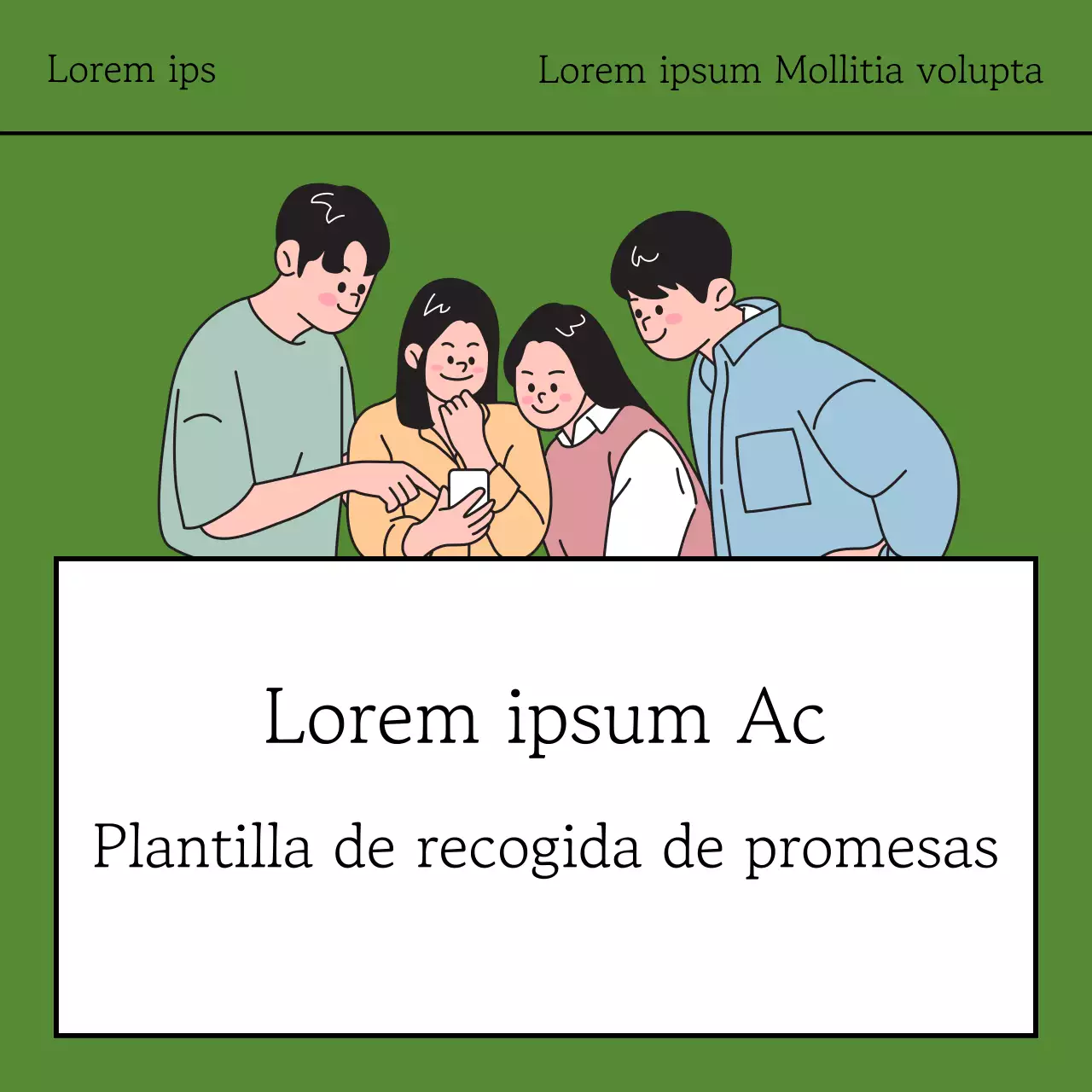 Una sencilla campaña de recogida de promesas de caqui