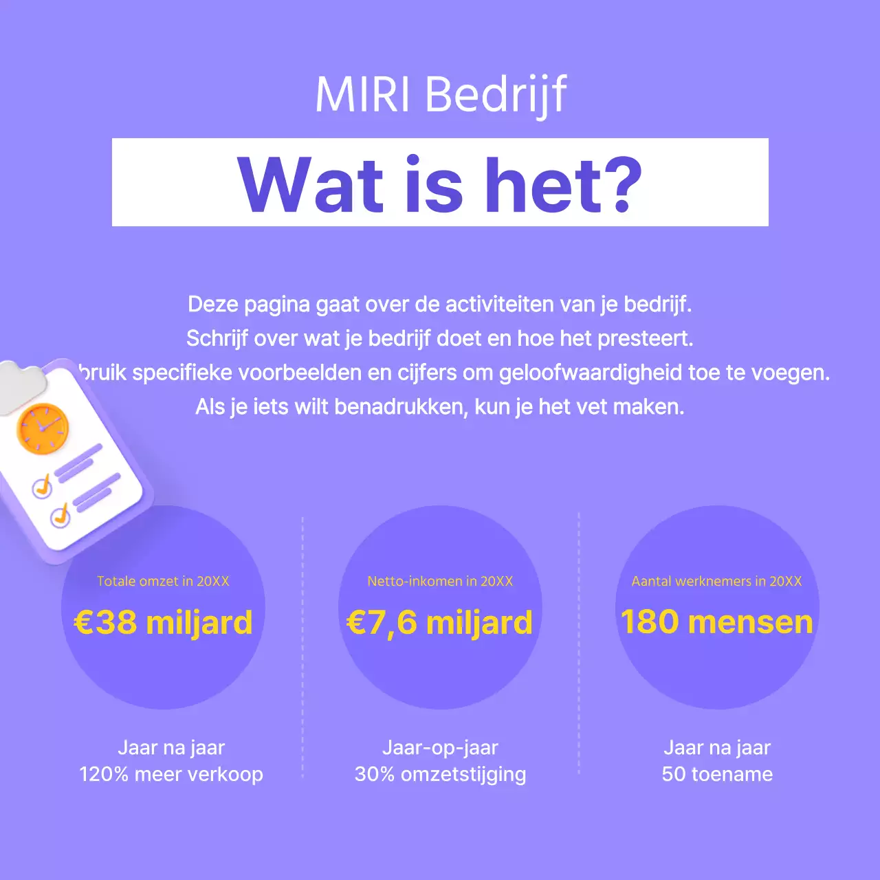 Een eenvoudige 3D merkintroductie in mauve