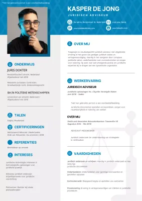 Witte en grijze eenvoudige juridische adviseurs cv