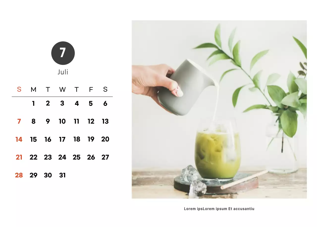 Ein sentimentales Café in Weiß und Braun