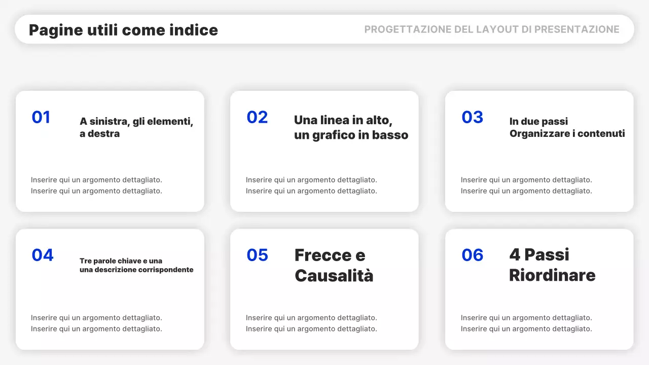 Una semplice relazione dal layout blu e nero