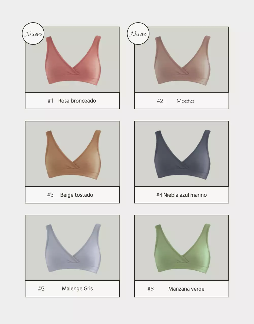 Anuncio de ropa interior simple en blanco y chartreuse