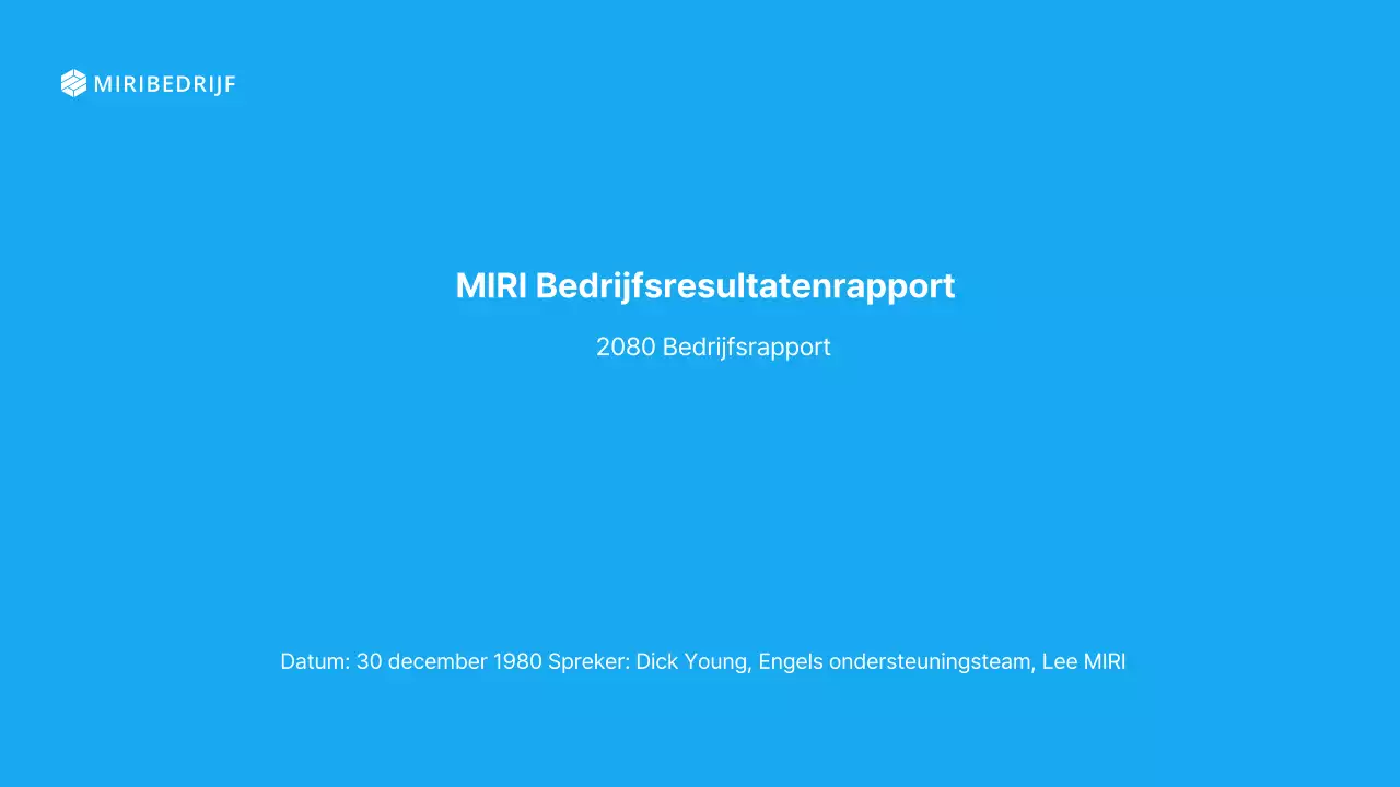 Een eenvoudige lichtblauwe en witte introductie van het winstrapport