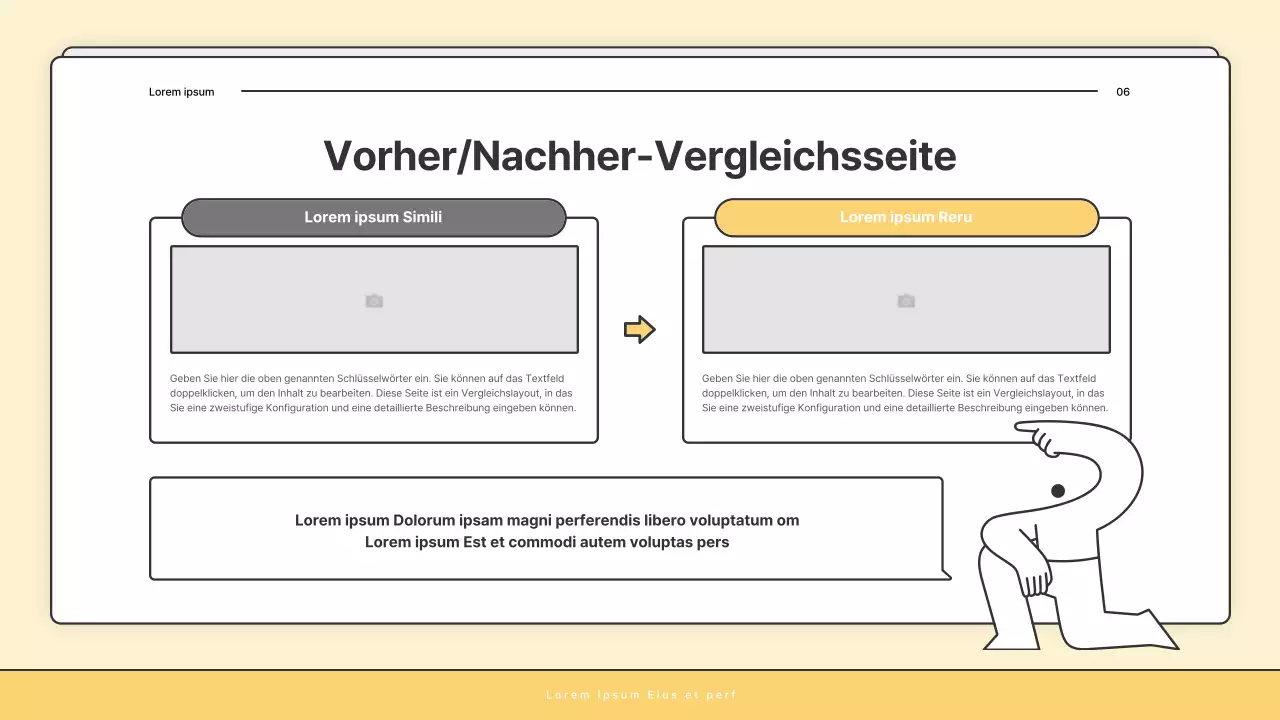 Ein einfacher gelb-weißer Rundbrief des Sozialamtes