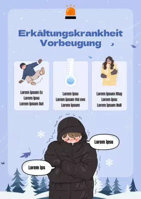 Tipps zur Vorbeugung von Erkältungskrankheiten in der hellblauen und schwarzen Jahreszeit