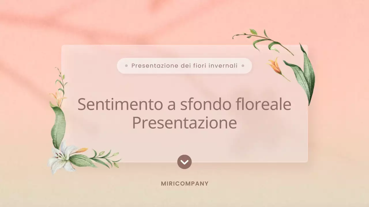 Semplice presentazione di fiori invernali in rosa e giallo