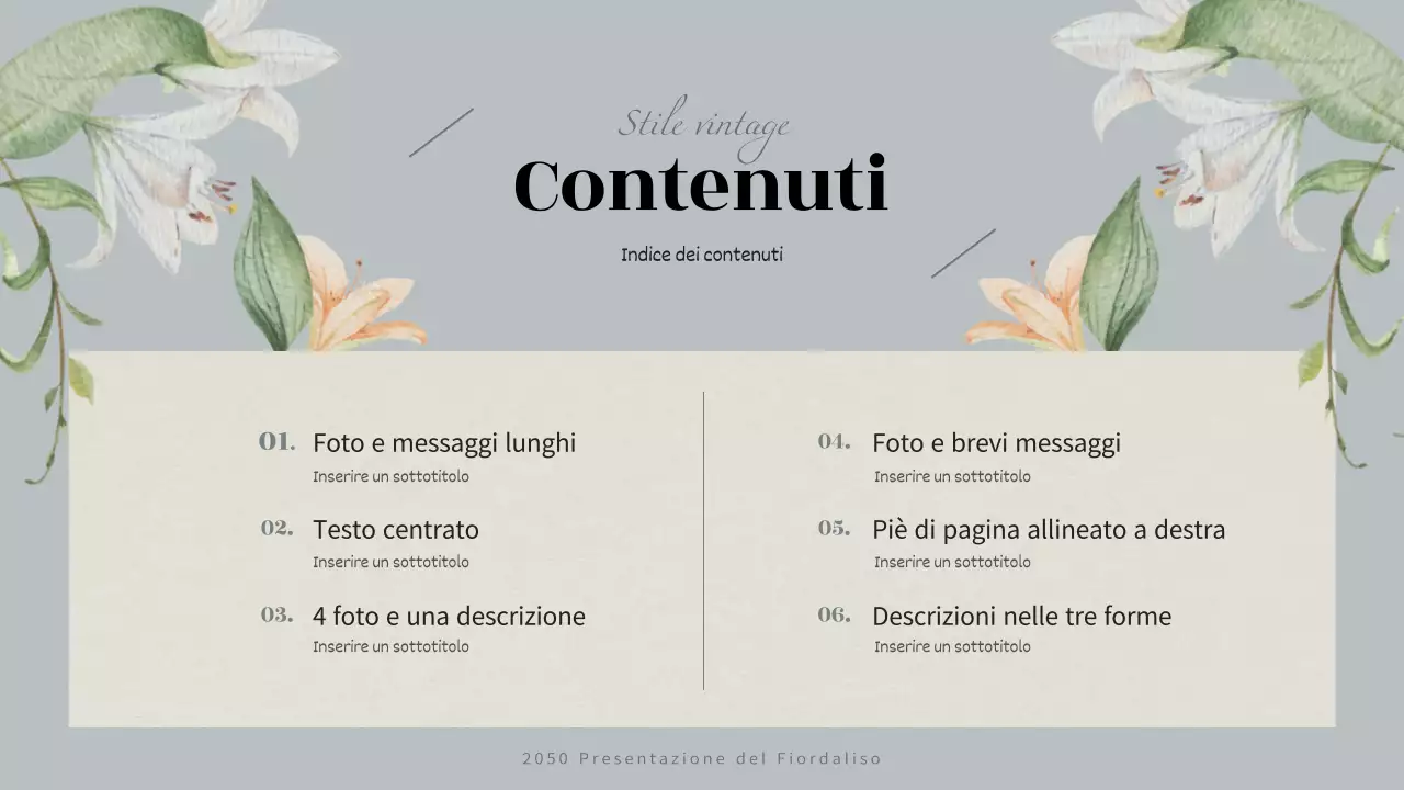 Proposta di fiori invernali vintage in azzurro