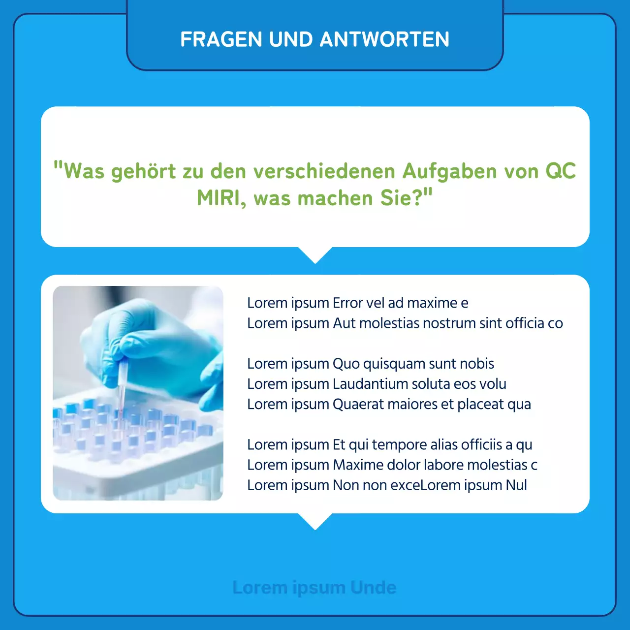 Über das kitschig blaue und chartreuse Interview mit dem Amtsinhaber