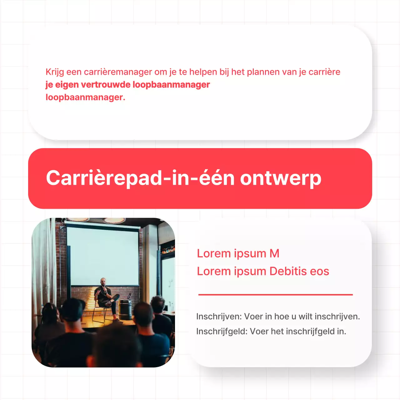 Promoot Red's eenvoudige tips voor een carrièrepad