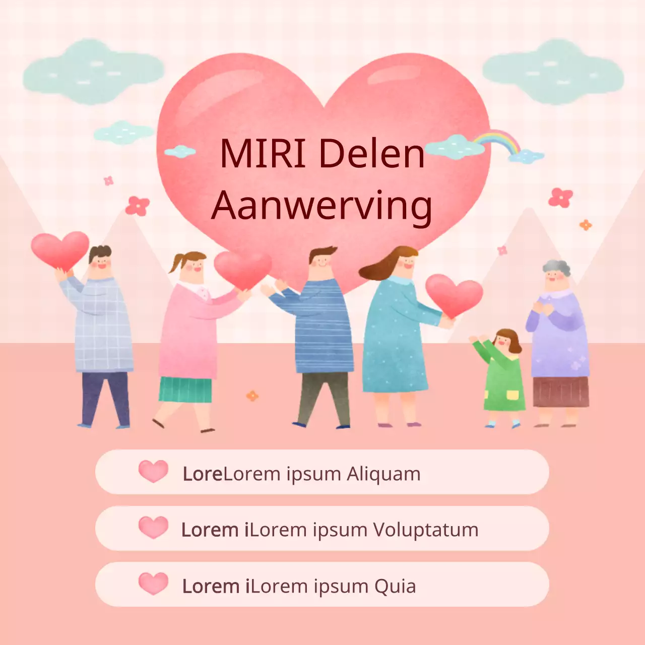 Roze en lichtblauw ESG-beheerrapport voor bedrijven