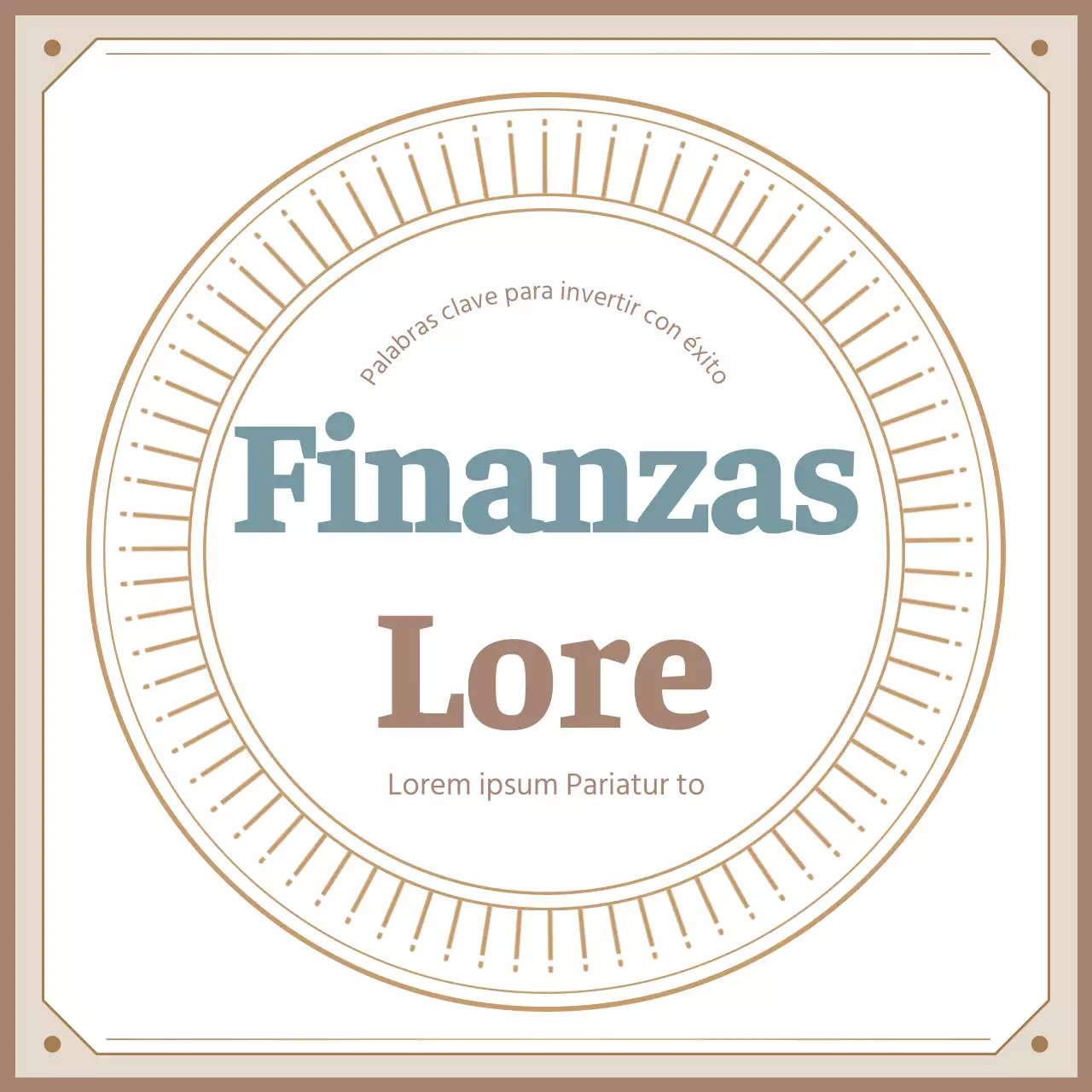 Sobre los tres principios del beige, finanzas de lujo