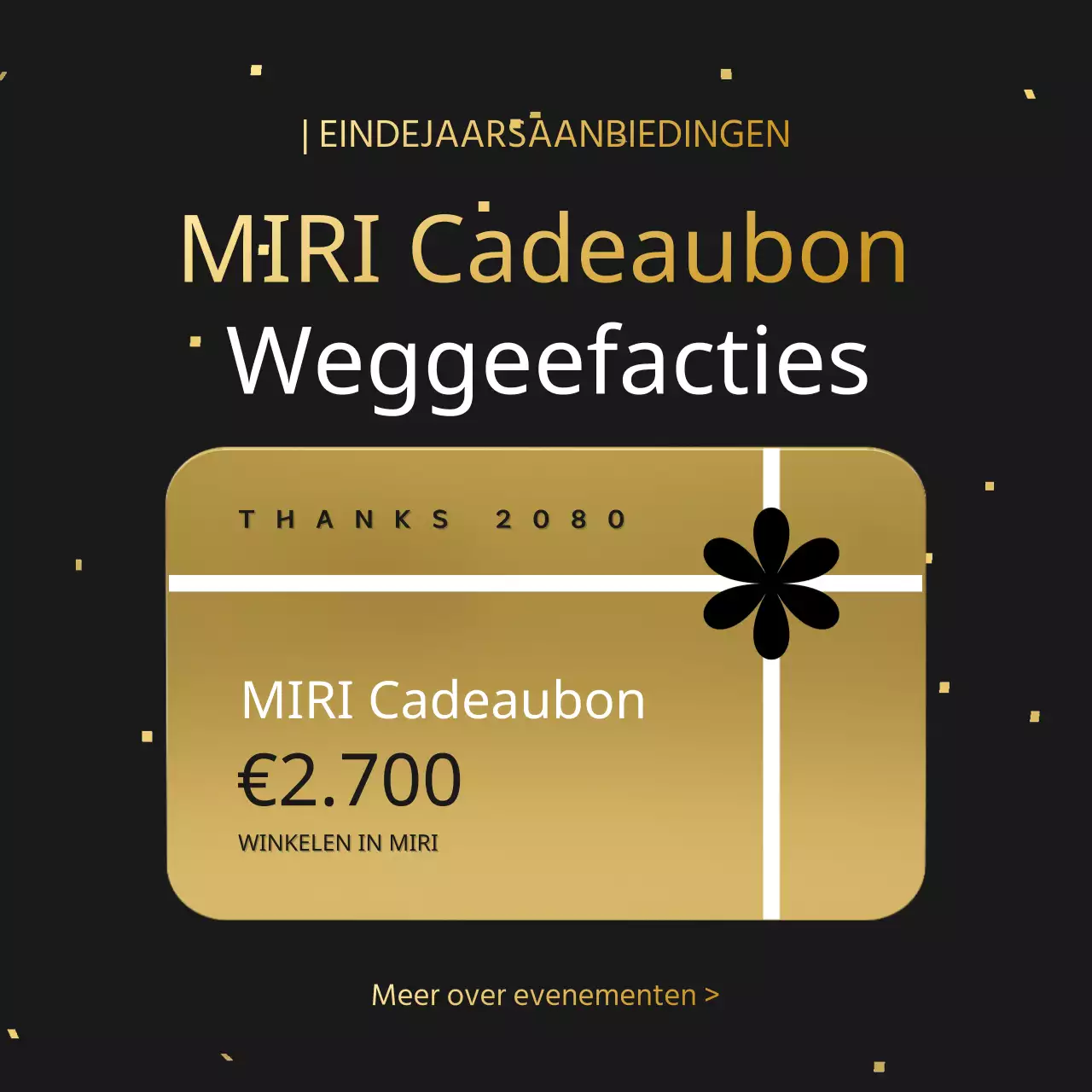 Maak reclame voor een luxe eindejaarsuitreiking in goud en zwart