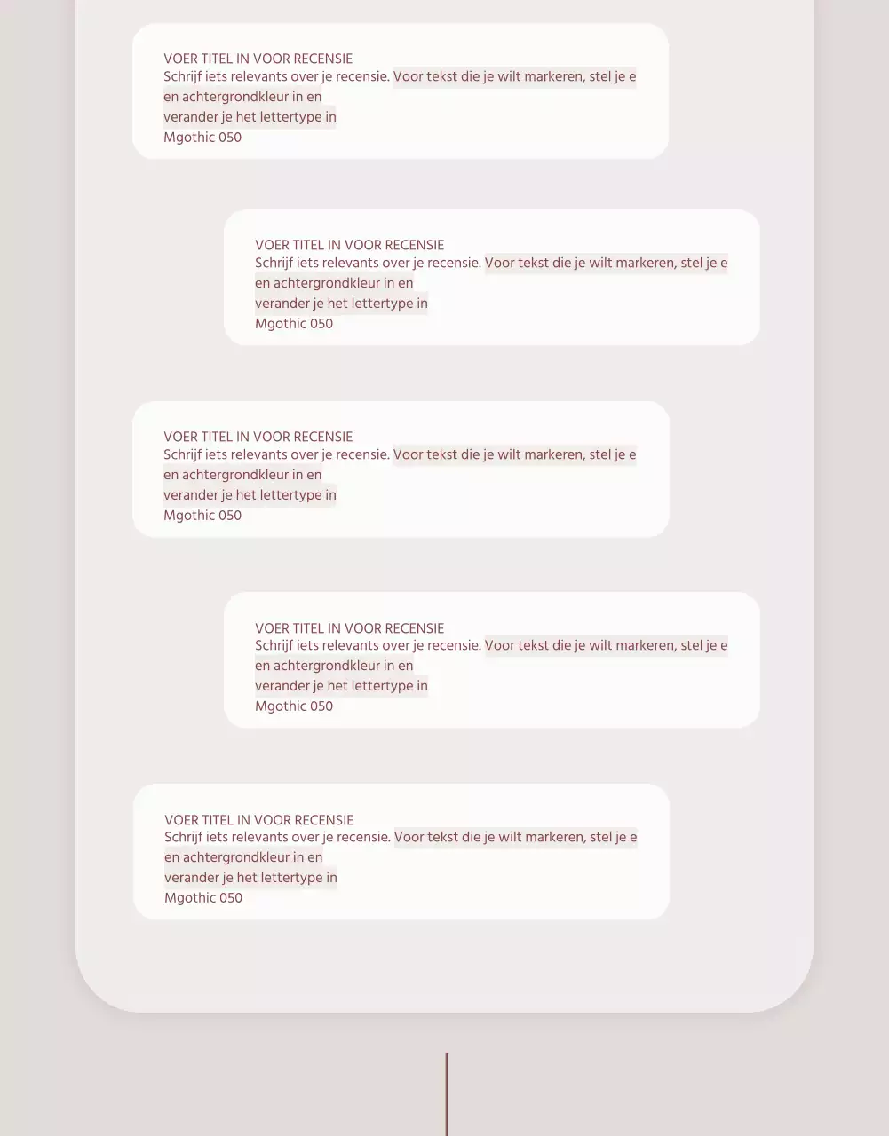 Een advertentie voor een lookbook met trendy sieraden in roze en bruin.