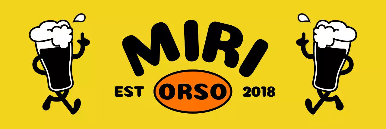 Descrizioni di cibi con simpatici personaggi della birra