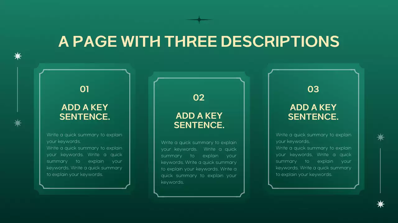 그린 미니멀 크리스마스 이벤트 프레젠테이션