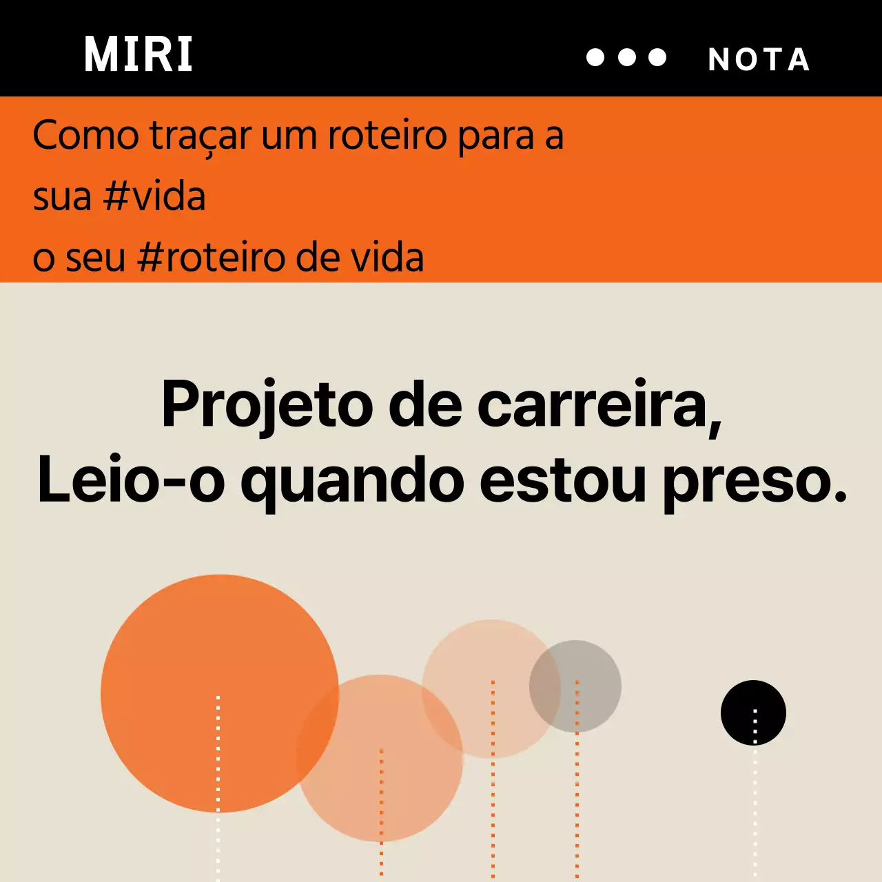 Plano de negócios simples em cor de laranja e bege