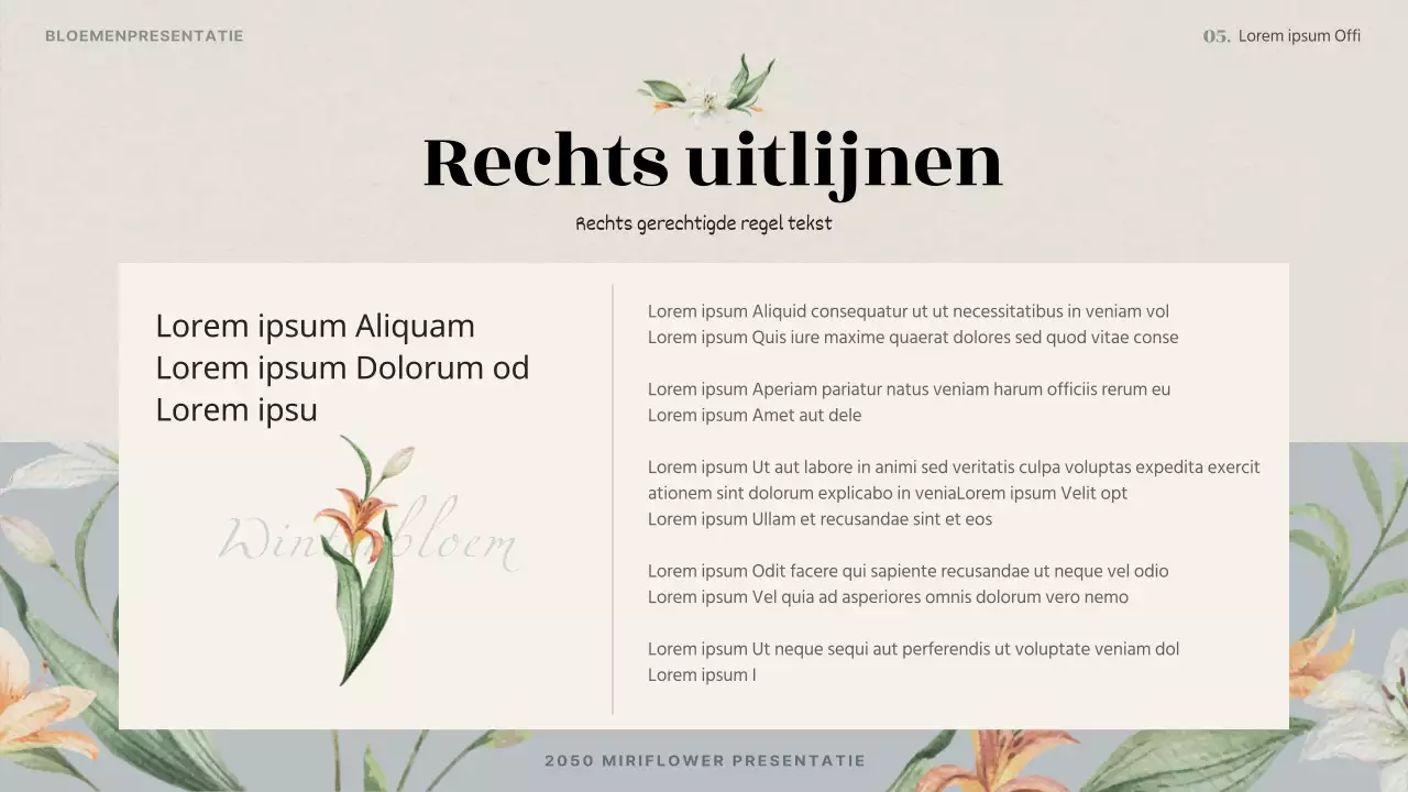 Vintage winters bloemvoorstel in lichtblauw