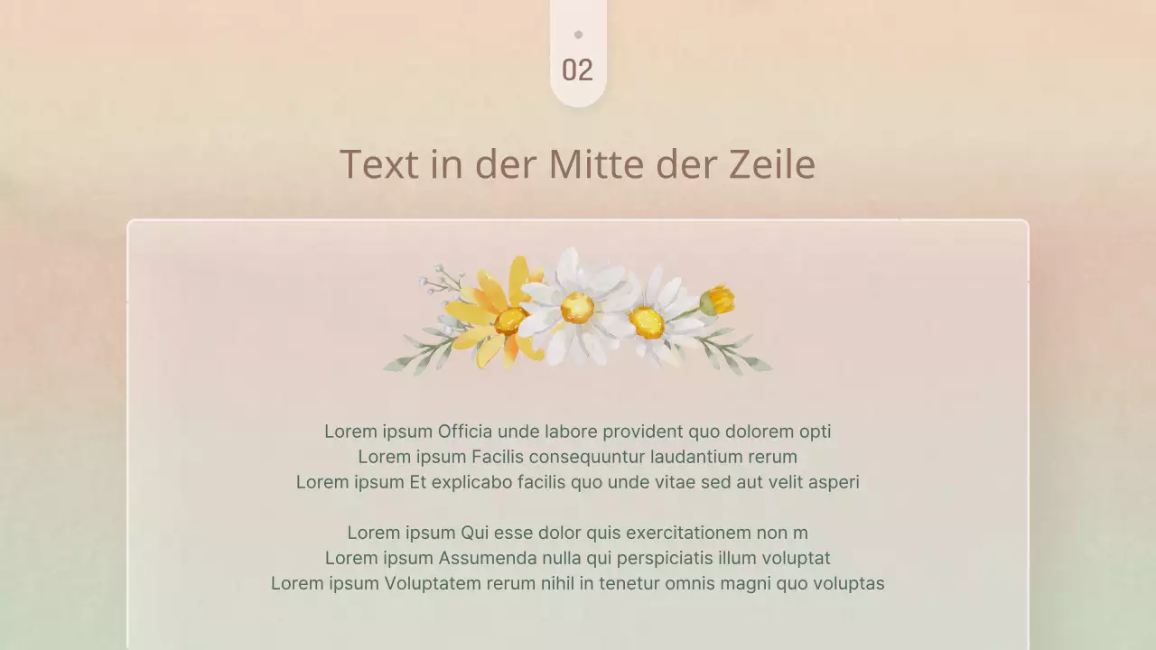 Einfache Winterblumen in rosa und gelber Aufmachung