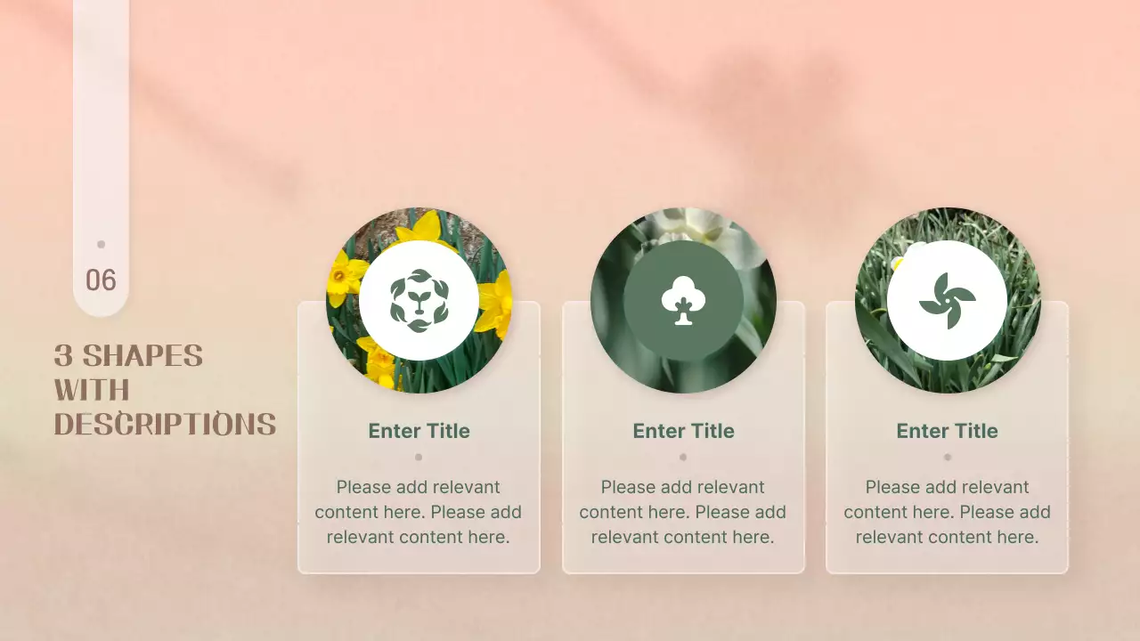 Pink Elegant Floral Presentation