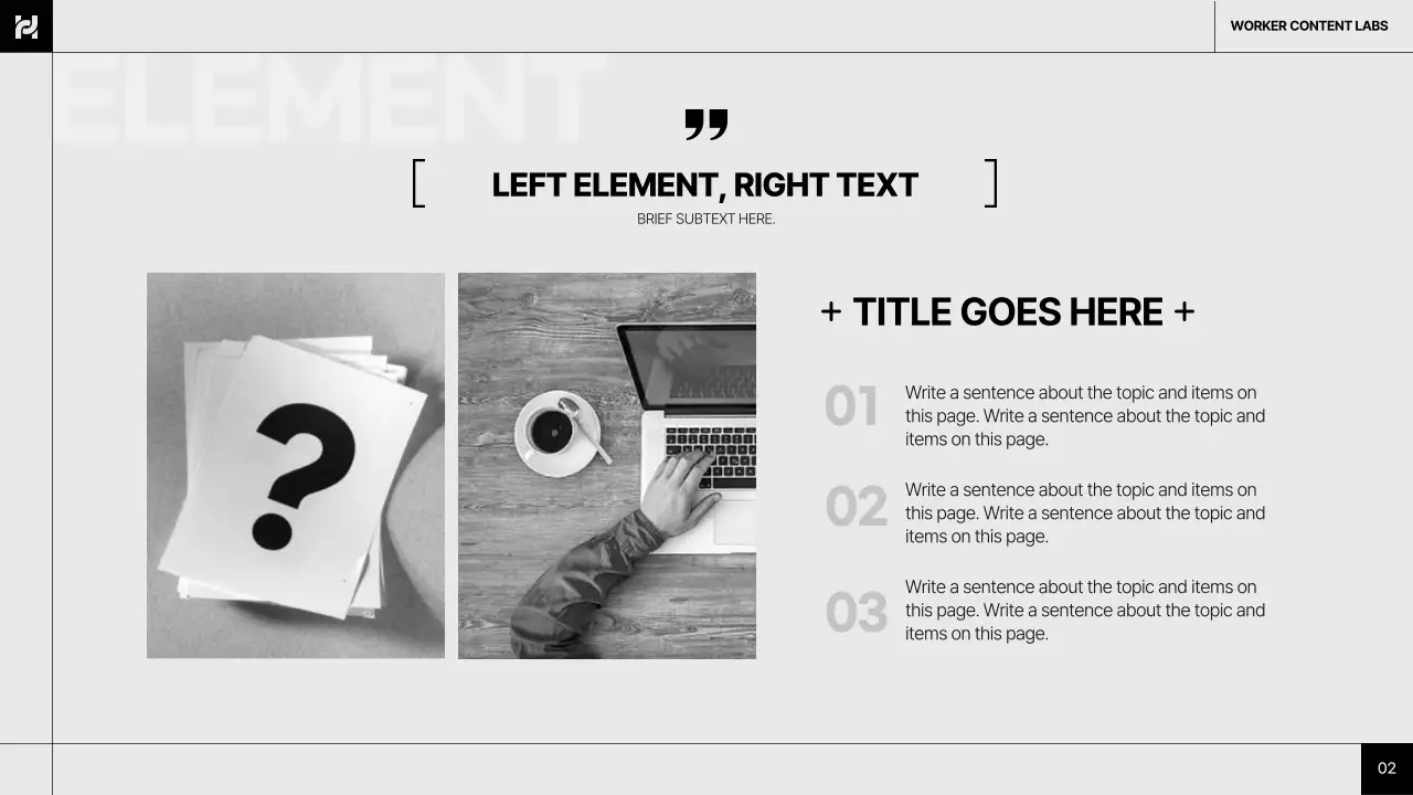 Presentasi Panduan Laporan Modern Abu-abu