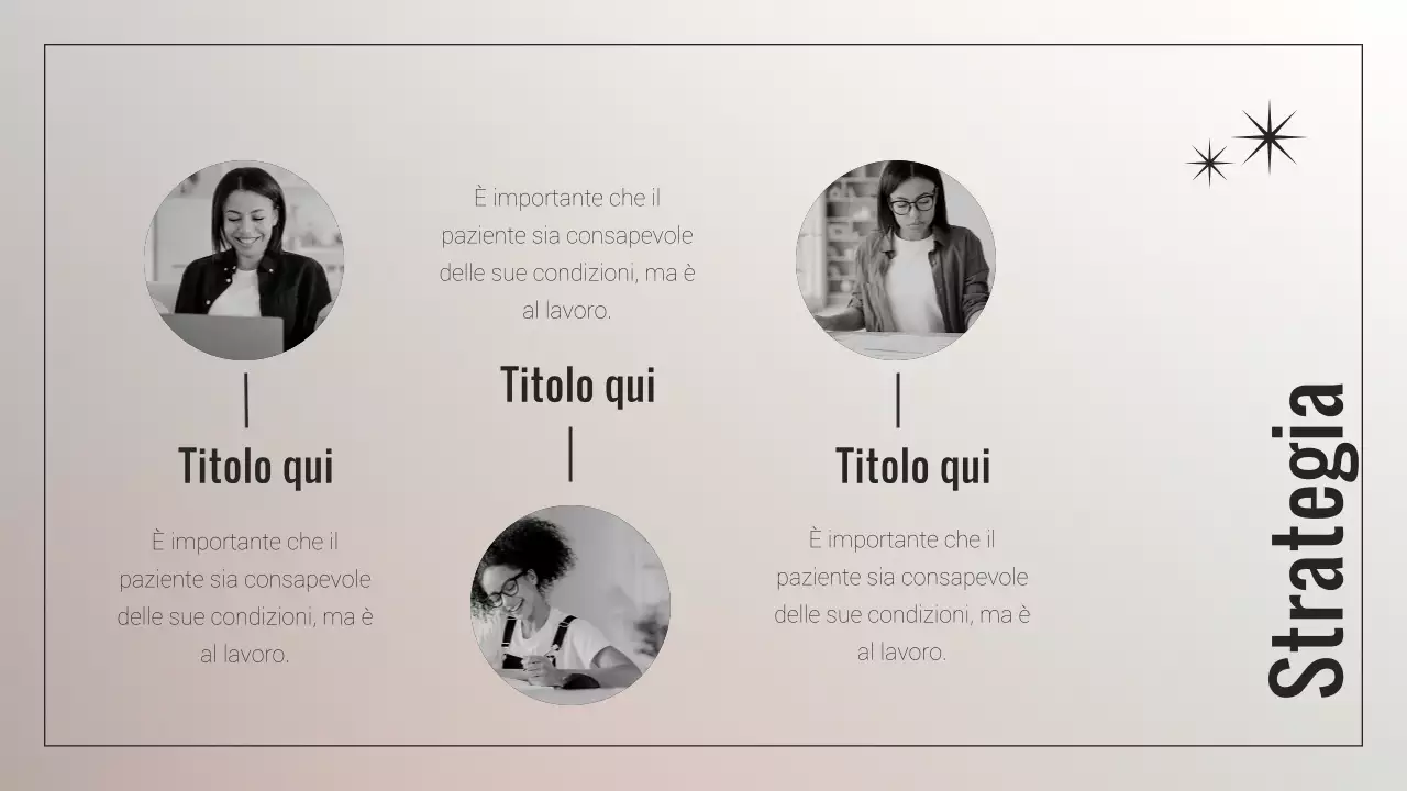 Relazione d'affari minimalista in bianco e beige