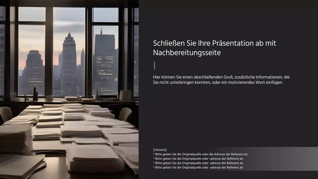 Moderne Unternehmenspräsentationen in Schwarz und Weiß