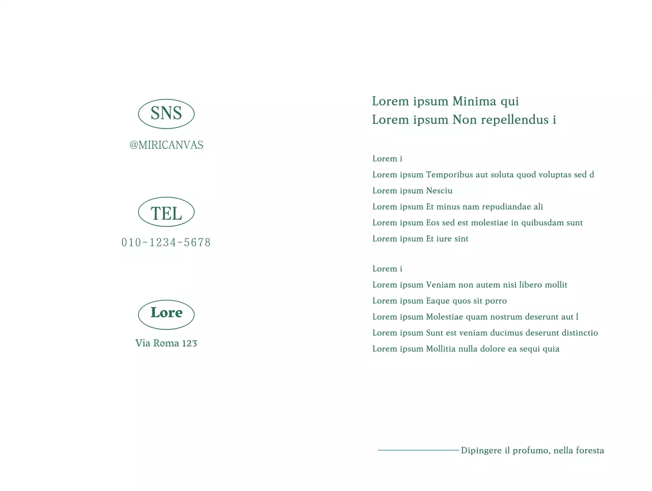 Cartolina con messaggio di consegna dell'ordine di rimborso con sfondo turchese e foto di albero della foresta in bianco e nero sullo sfondo