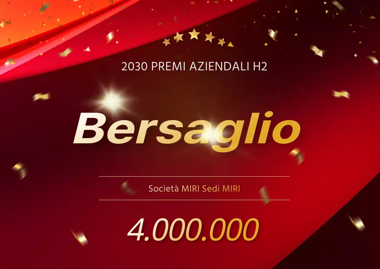 Una lussuosa copertina per la premiazione di fine anno in rosso e oro
