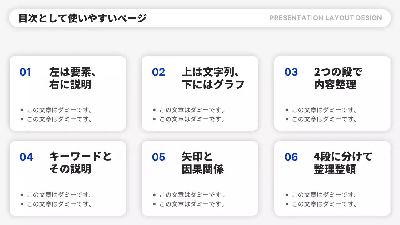 白黒 モダン プラン プレゼンテーション