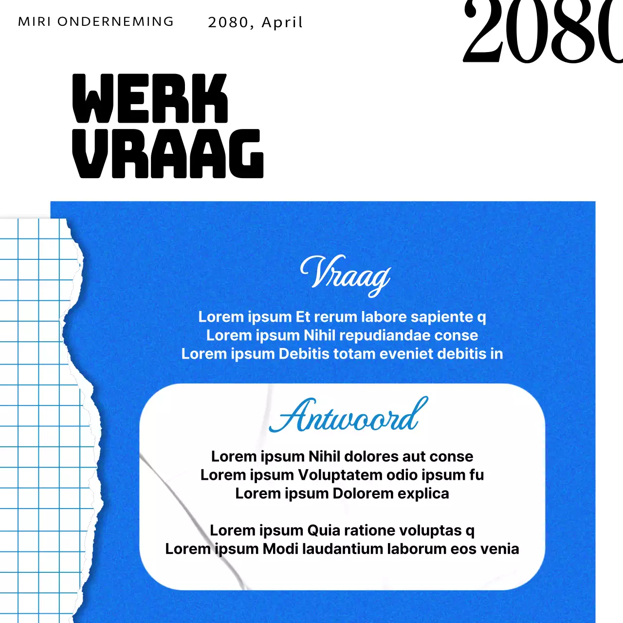 Promoot oranje en blauwe wandelconcerten