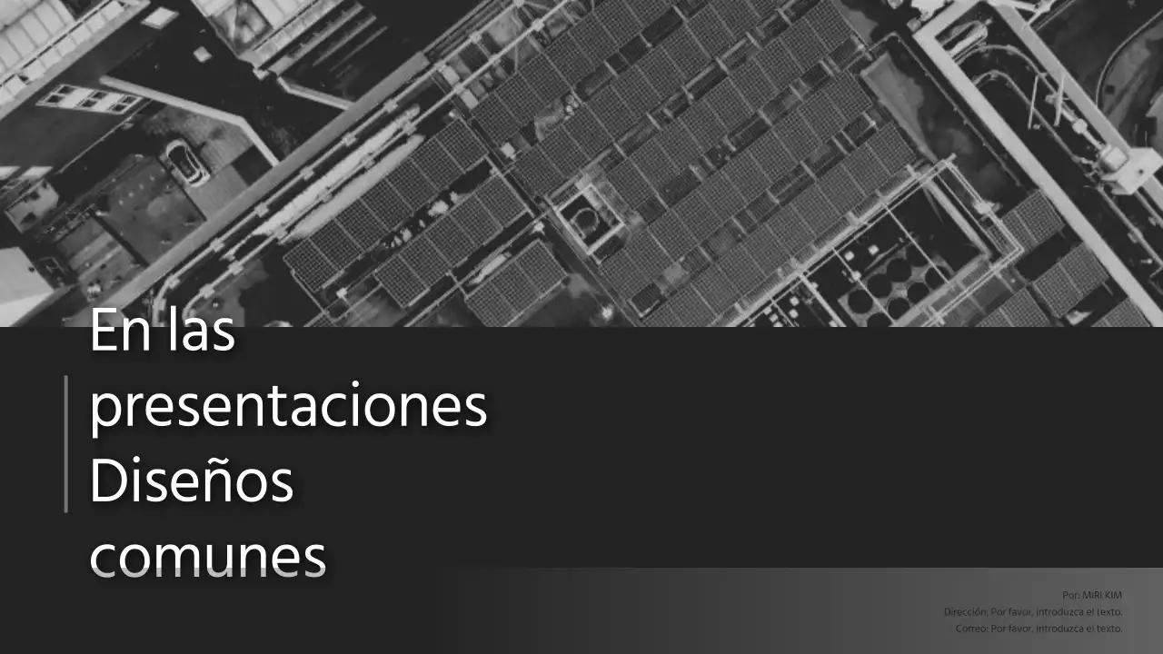 Presentaciones corporativas modernas en blanco y negro