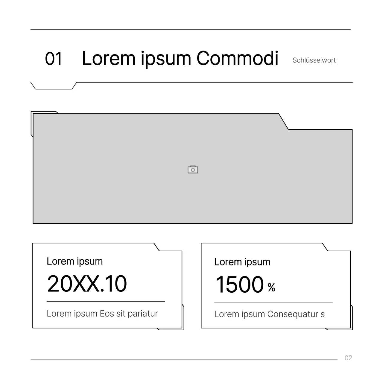 Hellblaues einfaches technisches Schaltungskonzept Bericht