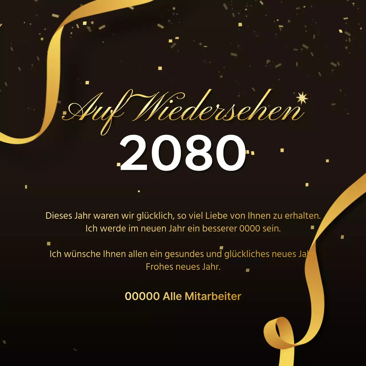 Werben Sie für eine luxuriöse Markenauszeichnungs-Veranstaltung zum Jahresende in Braun und Gold