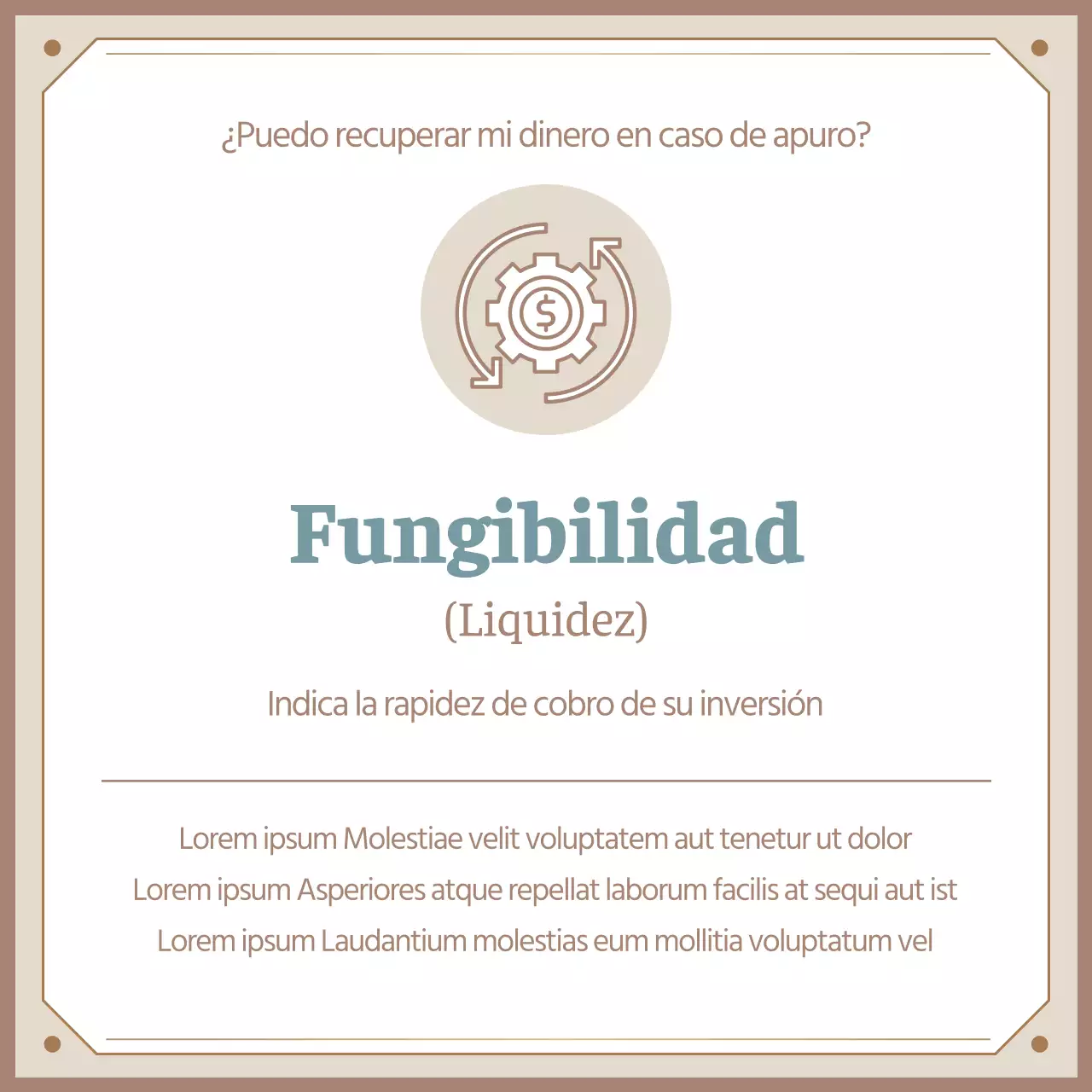 Sobre los tres principios del beige, finanzas de lujo