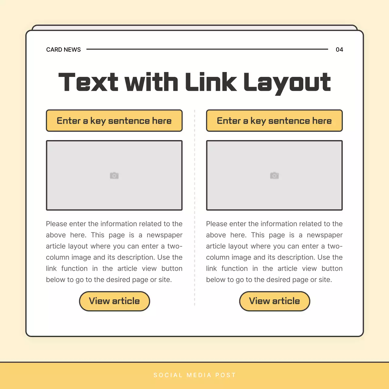 Beige Simple Social Media Newsletter Instagram Carousel