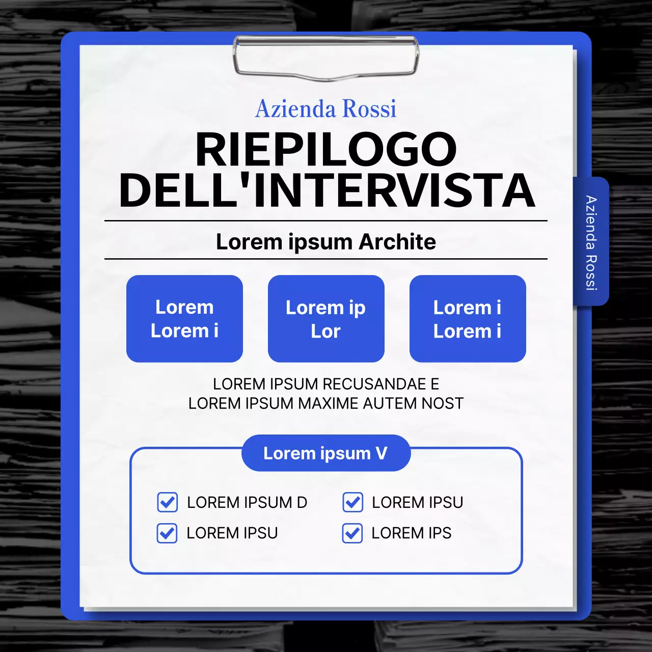 Promuovere un semplice concerto di discorsi rossi e blu
