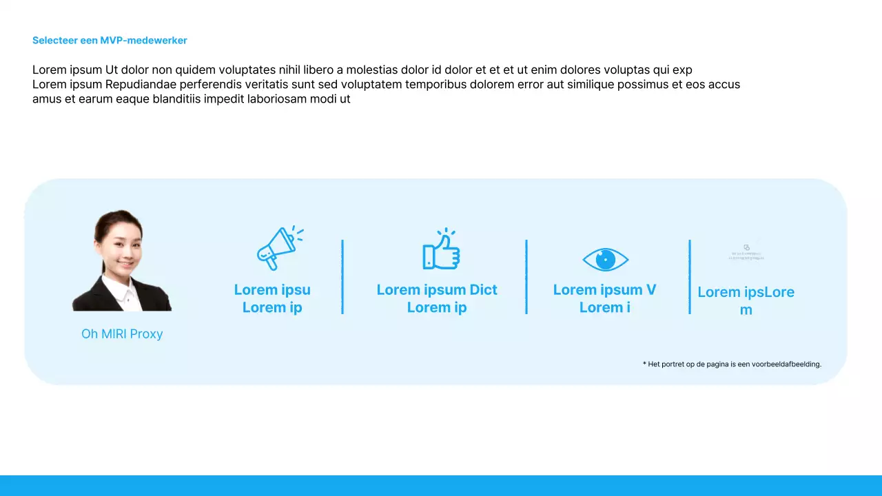 Een eenvoudige lichtblauwe en witte introductie van het winstrapport