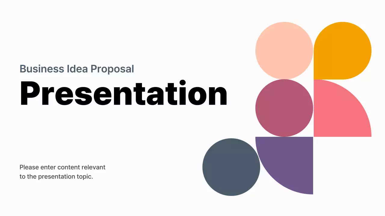 A modern idea process brief in purple