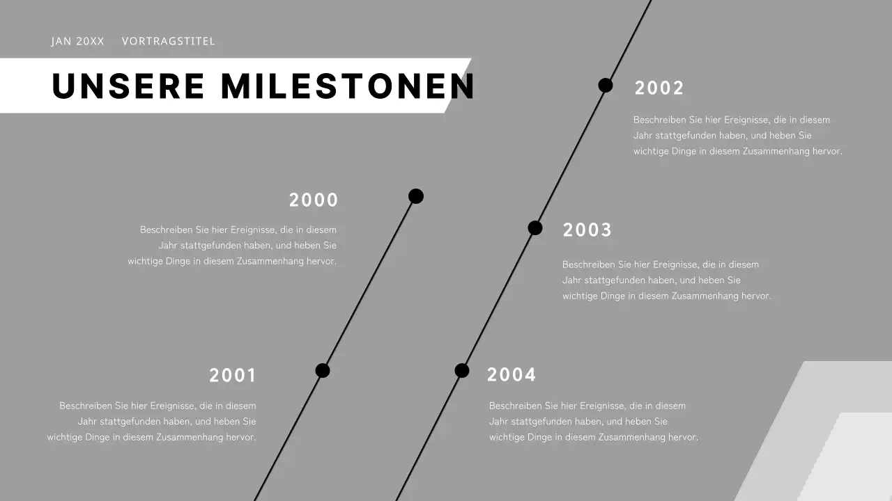 Schwarz-weißes modernes Geschäftsangebot