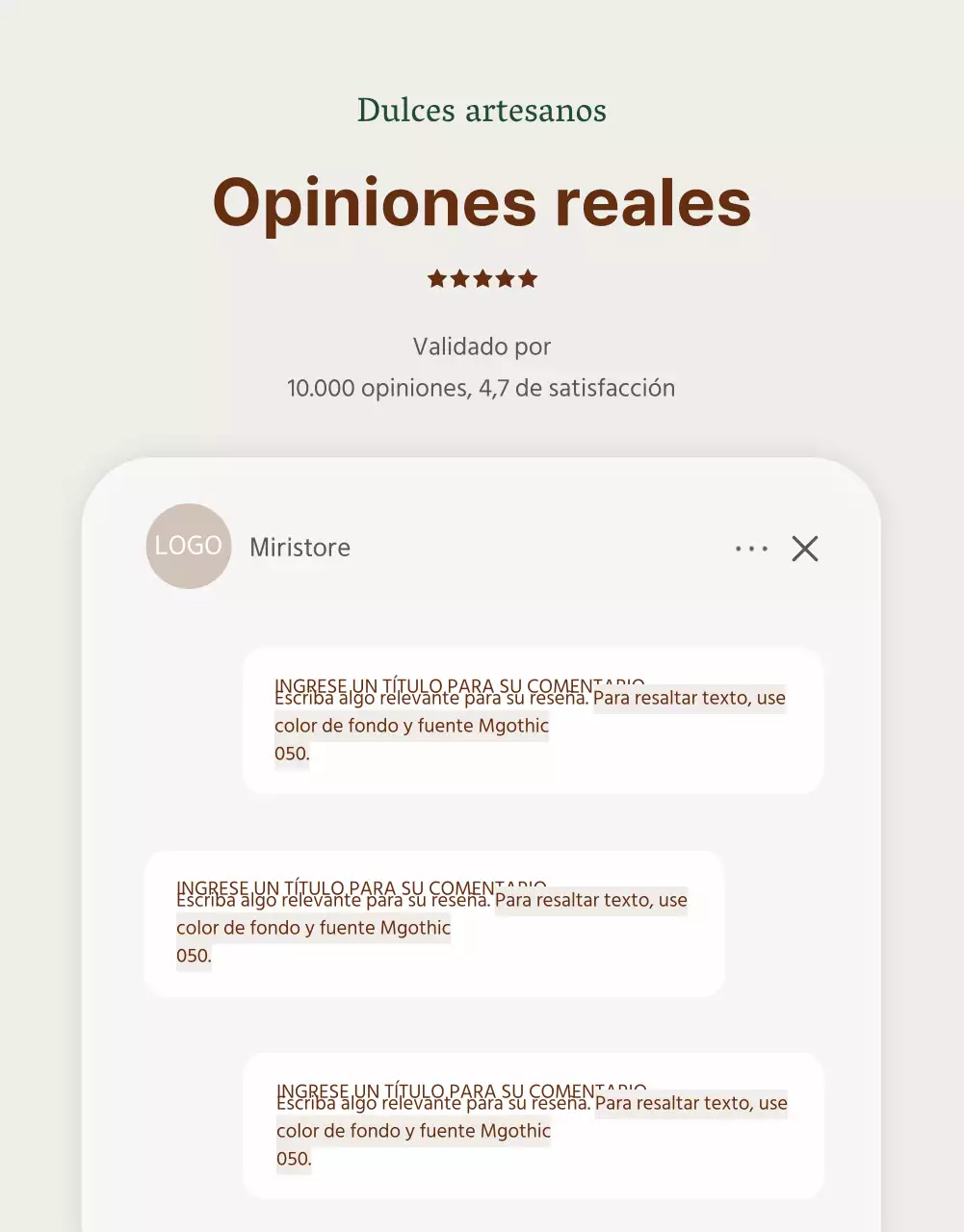 Anuncio de un sencillo set de regalo navideño hanwa en beige y marrón