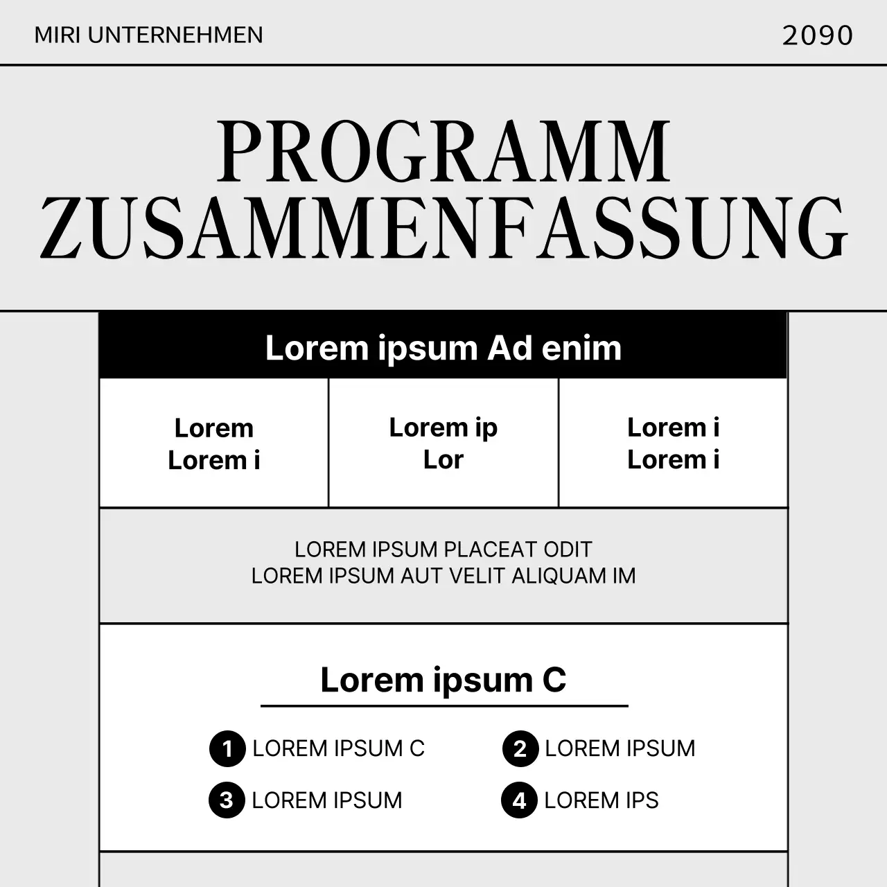 Werbung für ein einfaches Wanderkonzert in Gelb und Schwarz