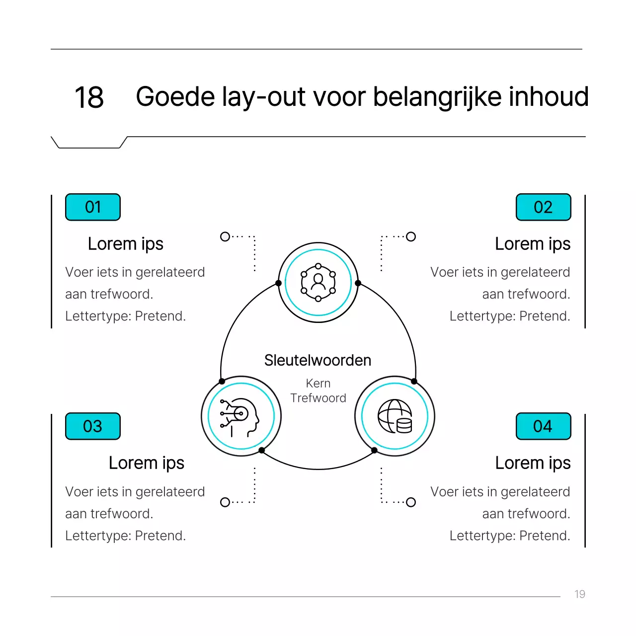 Lichtblauw eenvoudig technisch circuit conceptrapport