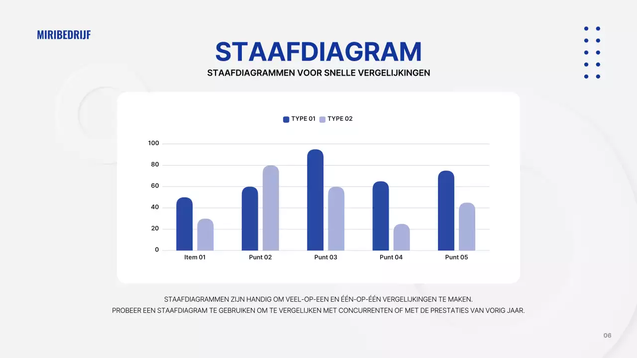 Een grijze, eenvoudige bedrijfspresentatie
