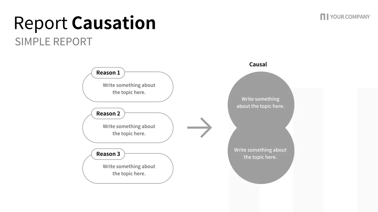 White Minimal Report Document Presentation