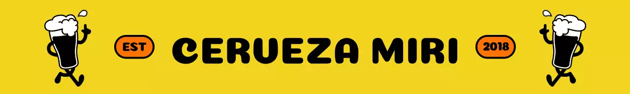 Descripciones de alimentos con simpáticos personajes cerveceros