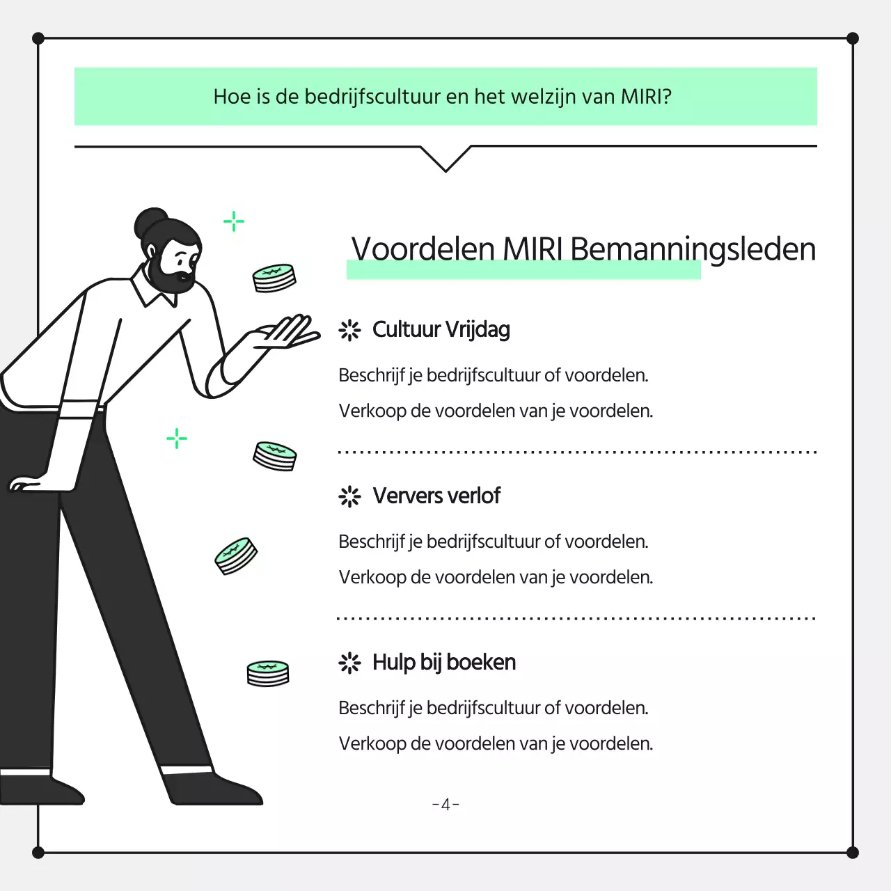 Minimalistisch promotioneel bedrijfsbriefhoofd in chartreuse en zwart