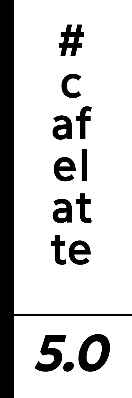 Bebidas e café modernos a preto e branco